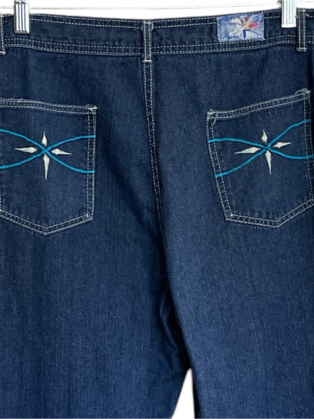 70s Pegasus High Rise Jeans Authentic Vintage Measures 30”W Disco Era Style Long